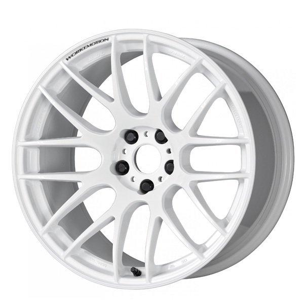 8/4 +5倍 WORKエモーション M8R ホワイト 19インチ 9.5J 5H114.3 +38 アルミホイール単品 1本 4本以上送料無料