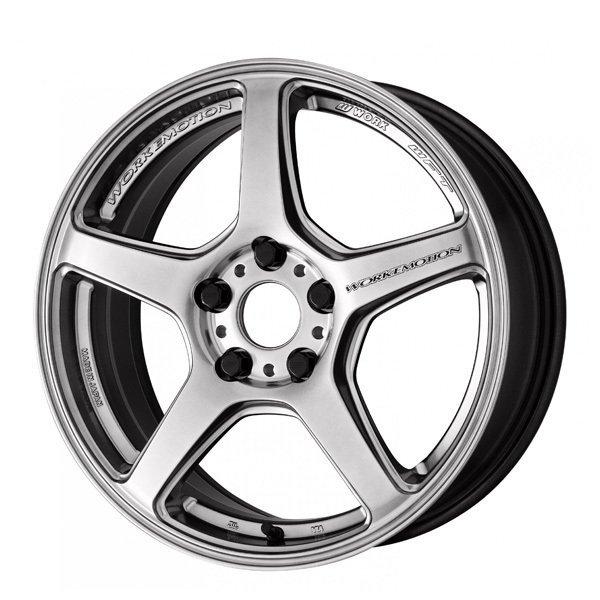 WORKエモーション T5R グローシルバー 18インチ 7.5J 5H100 +48 アルミホイール単品 1本 4本以上送料無料