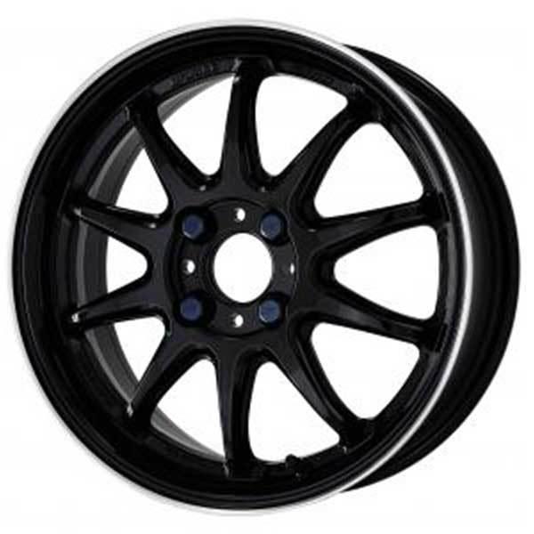 ワーク エモーション WORK Emotion R10 ブラックダイヤリップカット 15インチ 6.0J 4H100 アルミホイール単品 1本