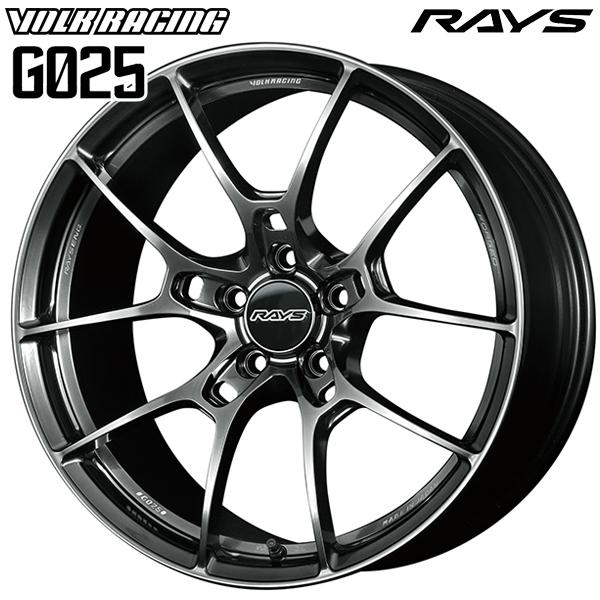 1月23日最大14倍 RAYS レイズ ボルクレーシング G025 19インチ 9.5J 5H120 +44 HK アルミホイール単品 4本セット 送料無料