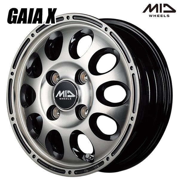 マルカサービス ハイゼット等 MID GAIA X ガイアクロス 12インチ 4.0J