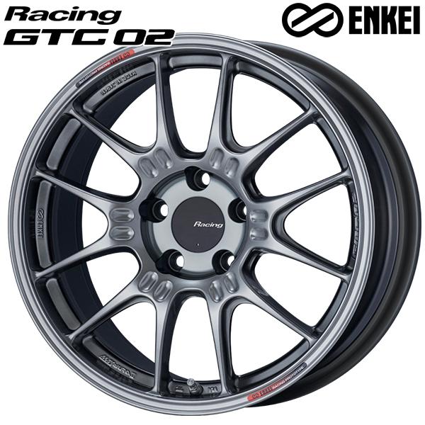 1月23日最大14倍 ENKEI エンケイ レーシング GTC02 17インチ 7.5J 5H114.3 +45 ハイパーシルバー アルミホイール単品 4本セット 送料無料