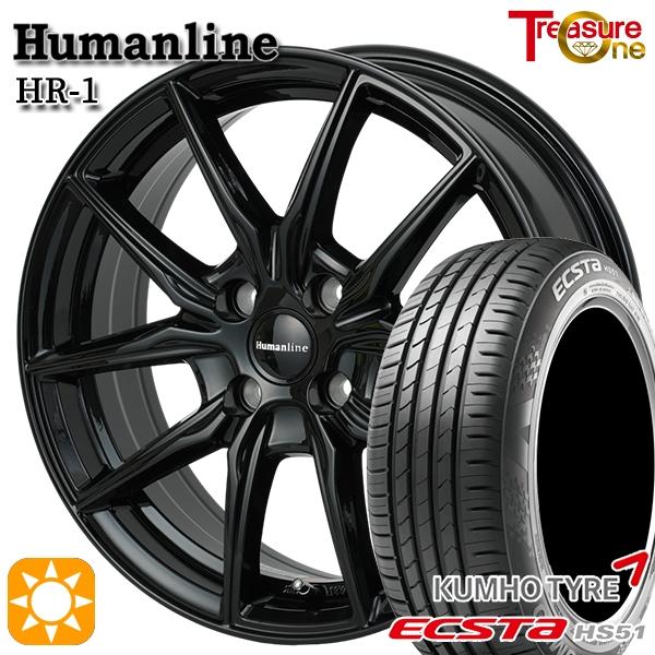 サマータイヤ ホイール4本セット 165/50R15インチ 4H100 ヒューマン 