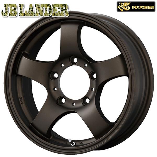 ジムニー KOSEI JBランダー 16インチ 5.5J 5H139.7 +22 マッドクリアー アルミホイール単品 1本 4本以上送料無料