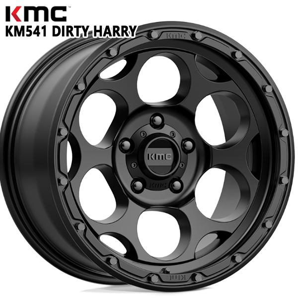 KMC KM541 DIRTY HARRY 17インチ 8.5J 6H139.7 +18 TEXTURED BLACK アルミホイール単品 1本 4本以上送料無料