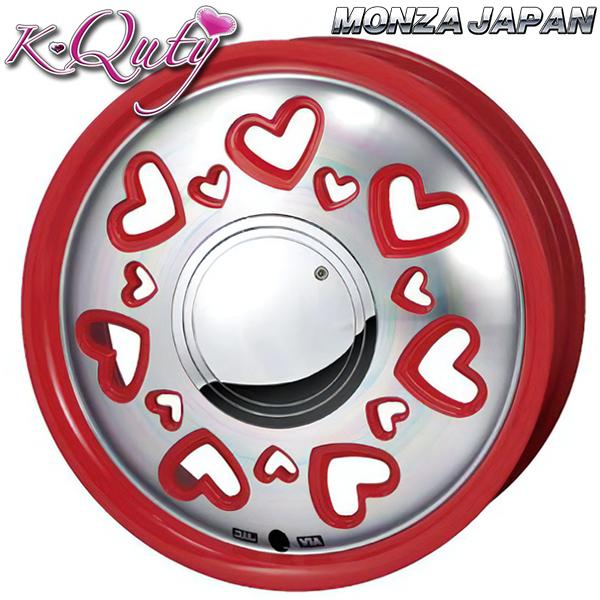 1月8日 ポイント5倍 サマータイヤ ホイール4本セット 165/60R15インチ 4H100 MONZA K-Quty ケー キューティー RE ケンダ KR23A