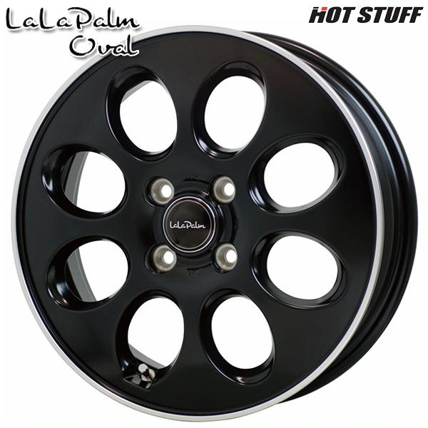 サマータイヤ ホイール4本セット 165/55R14インチ 4H100 ホットスタッフ ララパーム オーバル GB ウィンラン R330