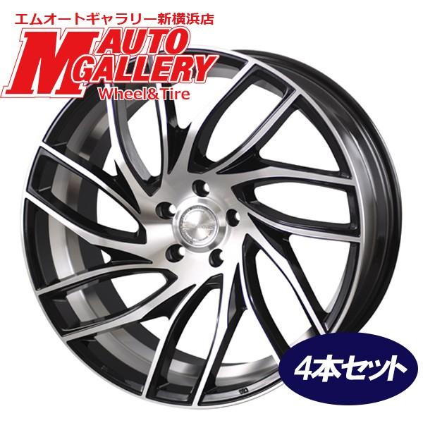 21インチ 8.5J 5H114.3 +38 アルミホイール単品 4本セット トレジャーワン ラグジーヘインズ LU010 メタリックブラック/ディープアンダーカットポリッシュ
