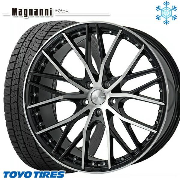 215/45R18インチ TOYO OBSERVE GIZ2 トーヨー オブザーブ ギズ2 5H114.3 スタッドレスタイヤホイール4本セット マグナーニ MCM