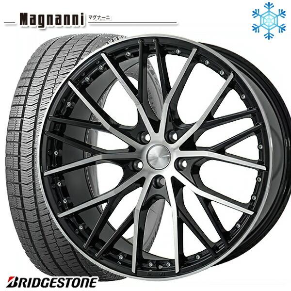 225/45R18インチ ブリヂストン ブリザック VRX2 5H114.3 スタッドレスタイヤホイール4本セット マグナーニ MCM