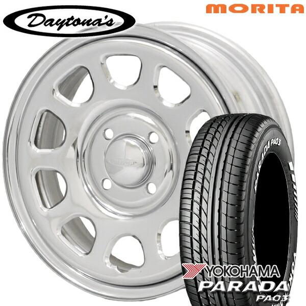 PARADA PA03 サマータイヤ ホイール4本セット 165/55R14C 14インチ 