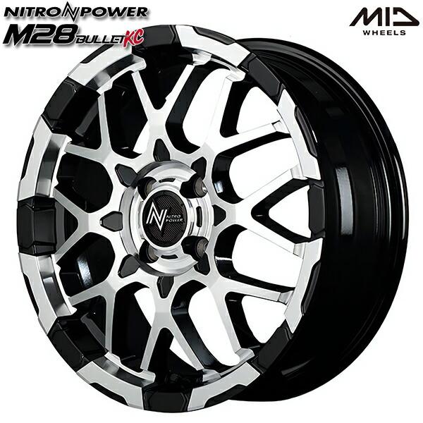 9/8 +5倍 MID ナイトロパワー M28 バレット KC 16インチ 6.0J 