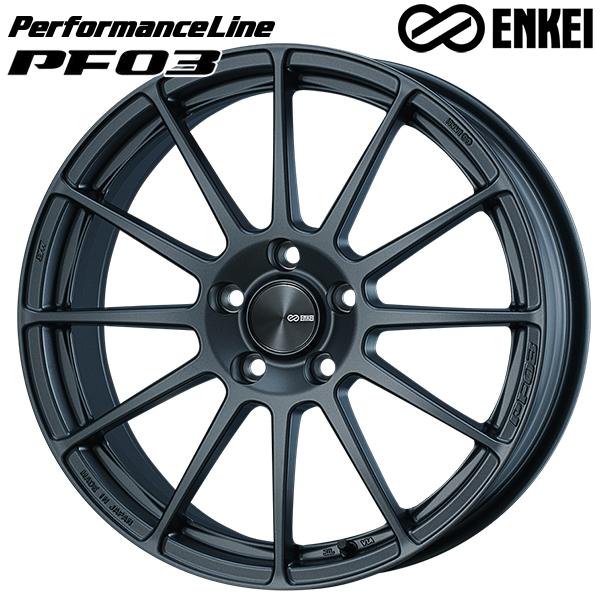 熊*ん様 エンケイ PF03 18インチ7.5J IN+48 PCD112 5H ENKEI エンケイ パフォーマンスライン PF03 18インチ 7.5J 5H112