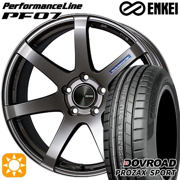 ENKEI アルミ18インチ5穴7J 225/50R18タイヤ&ホイール サマータイヤ ホイール4本セット 225/50R18インチ 5H114.3 ENKEI