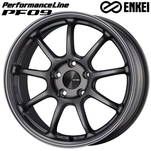 PROXES - 炎節タイア 銀輪4本仕かける 215/60R17in 5H100 ENKEI エンケイ 演戯生産ライン PF09 DS トゥーヨー プロクセス CL1 SUV