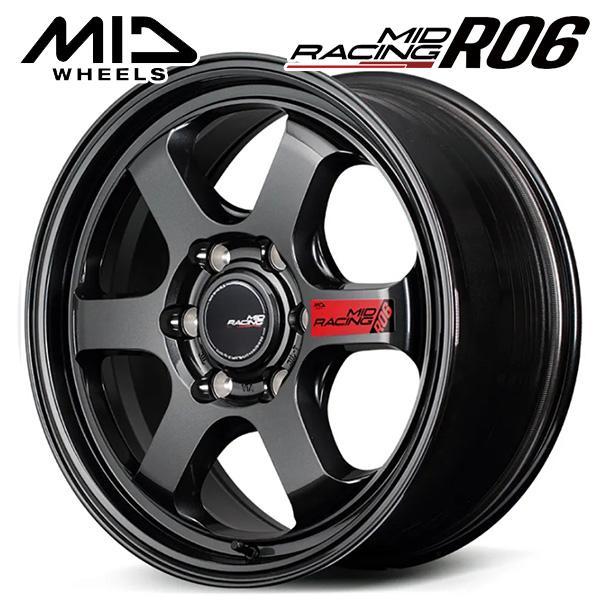 マルカサービス MID RACING レーシング R06 18インチ 8.0J 6H139.7 +55