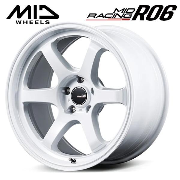 マルカサービス MID RACING レーシング R06 18インチ 8.5J 5H114.3 +45