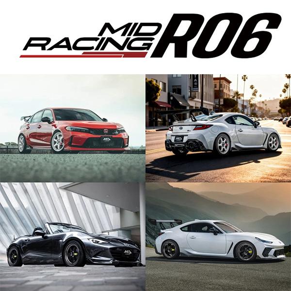 マルカサービス MID RACING レーシング R06 18インチ 8.5J 5H114.3 +45