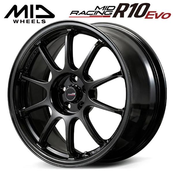 マルカサービス MID RACING レーシング R10 EVO 18インチ 8.5J 5H114.3