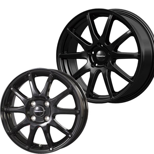 サマータイヤホイールセットトーヨー175 65r15インチ4h100 自動車ヒューマンラインs15 ブラックトーヨープロクセスcf2 175 65r15インチエムオートギャラリー新横浜店 通販