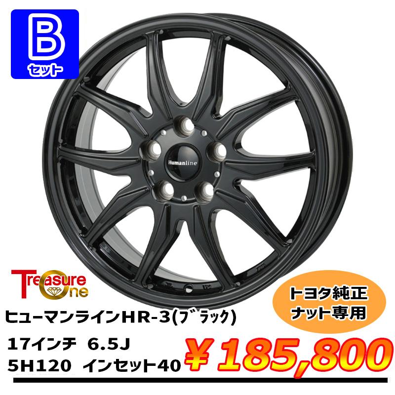 ブリザック 40アルファード 選べるホイール 225/65R17インチ