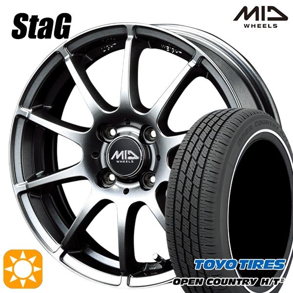 OPEN COUNTRY サマータイヤ ホイールセット 165/60R15インチ 4H100 MID