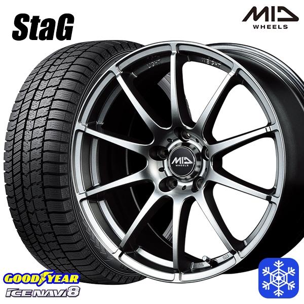 詰替え 215/60R16インチ グッドイヤー アイスナビ8 ICE NAVI8 5H114.3