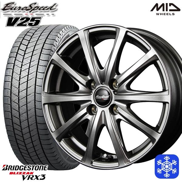 ブリザック 185/65R14インチ ブリヂストン VRX3 5.5J 4H100 