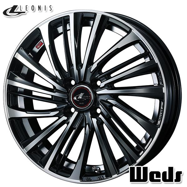 WEDS - Weds LEONIS ウェッズ レオニス FS 17in 6.5J 4H100 +50 PBMC 軽銀車輪単品 1本 4本以上貨物輸送無料 車、バイク、自転車-タイヤ、ホイール