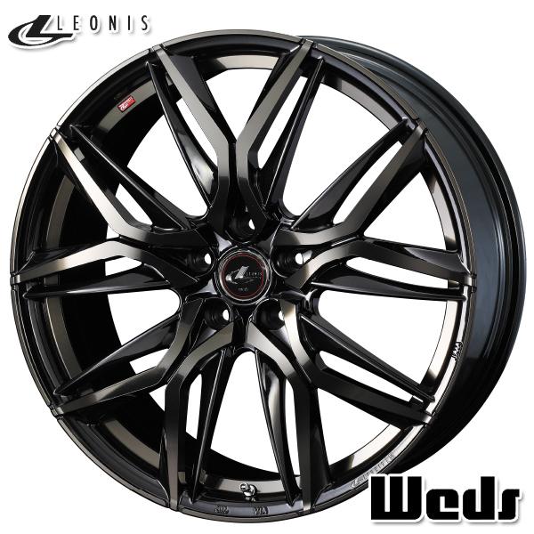 2月11日最大16倍 サマータイヤ ホイール4本セット 215/60R17インチ 5H100 ウェッズ レオニス LM PBMC/TI ウィンラン R380