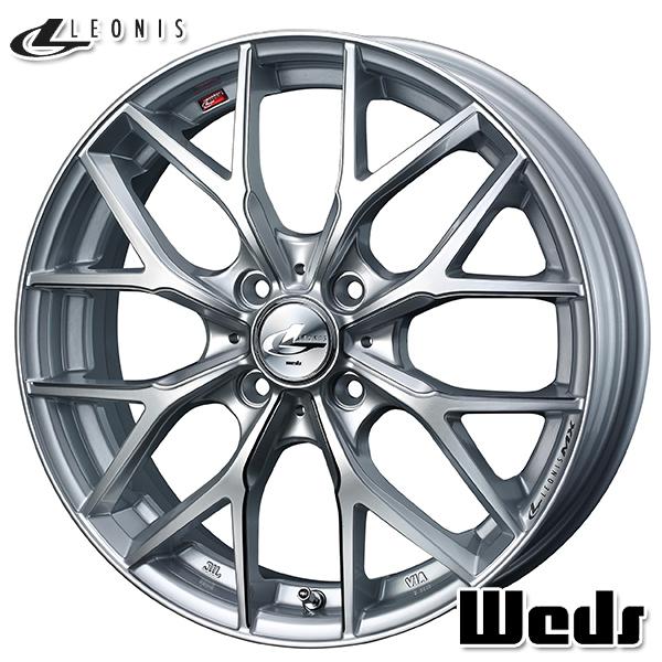 Weds LEONIS ウェッズ レオニス MX 17インチ 6.5J 4H100 +42 HSIII/SC アルミホイール単品 4本セット 送料無料
