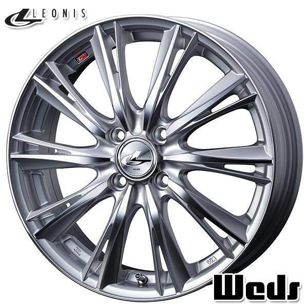 サマータイヤ ホイール4本セット 175/65R14インチ 4H100 ウェッズ レオニス WX HSMC ウィンラン R380
