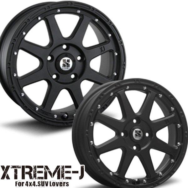 MLJ エクストリームJ グロスブラックミルド 17インチ 7.5J 5H127 +40 アルミホイール単品 4本セット 1台分