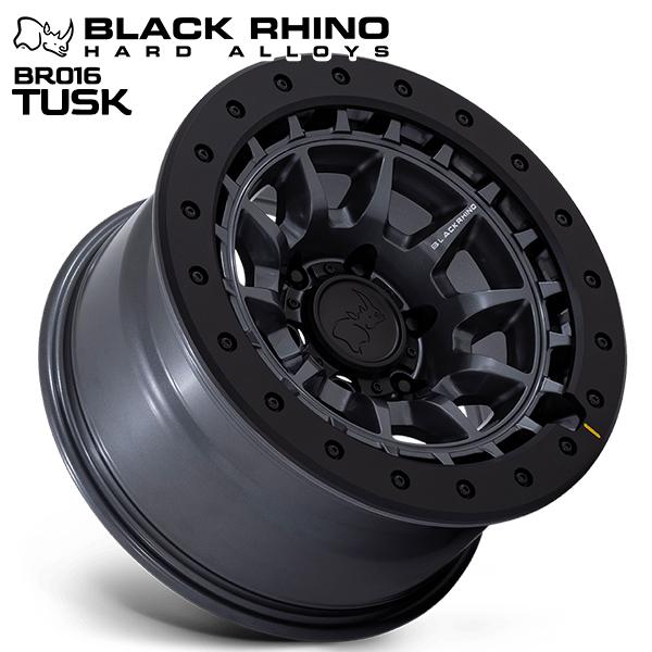 17インチ 8.5J 5H127 +0 ブラックライノ BR016 TUSK タスク MATTE