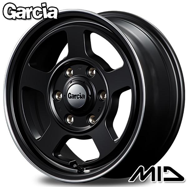 2月11日最大11倍 サマータイヤ ホイール4本セット 195/80R15インチ 5H139 MID ガルシア シカゴ5 BK トーヨー オープンカントリー R/T