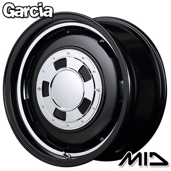 ジムニーシエラ ホイールセット 215/70R16インチ 5H139 MID ガルシア シスコ BK トーヨー オープンカントリー R/T