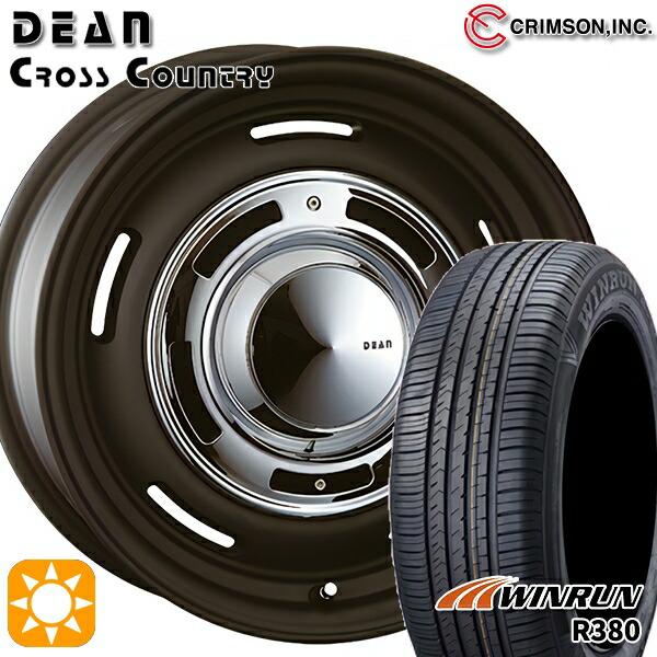 2月11日最大11倍 サマータイヤ ホイール4本セット 215/65R16インチ 5H114.3 クリムソン ディーン クロスカントリー ブラック ウィンラン R380