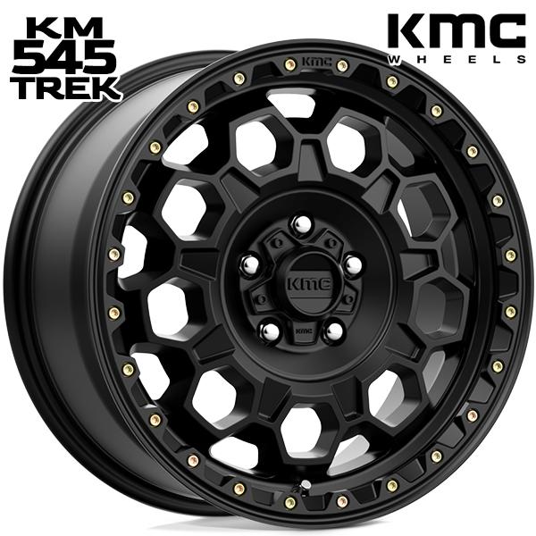 KMC KMC KM545 TREK 17インチ 8.0J 5H114.3 +35 SATIN BLACK アルミ