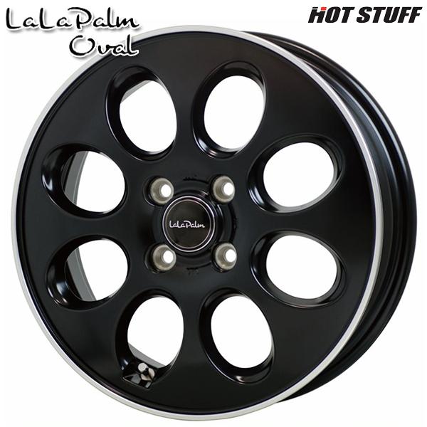 サマータイヤ ホイールセット 165/65R14 14インチ 4H100 ホットスタッフ ララパーム オーバル GB ヨコハマ ジオランダー X-AT G016
