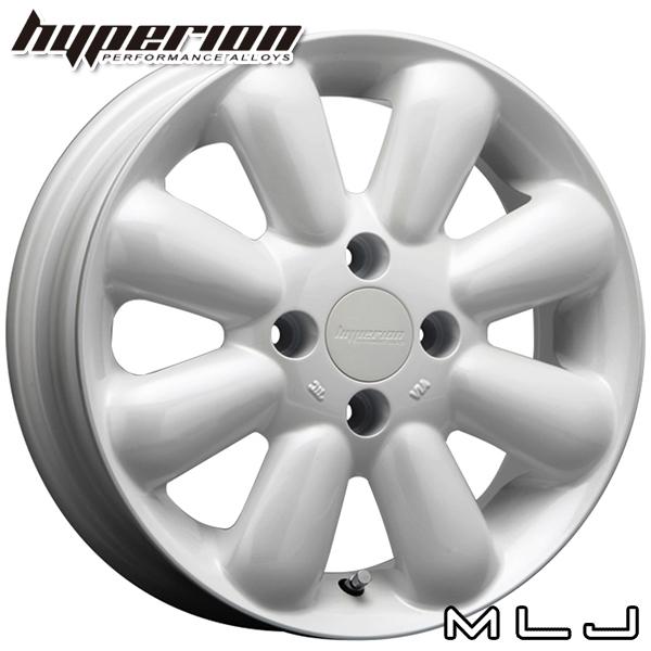 サマータイヤ ホイールセット 165/55R15インチ 4H100 MLJ ハイペリオン ピノプラス PINO+ WH ウィンラン R330