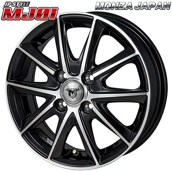 2月18日最大15倍 MONZA JPスタイル MJ01 16インチ 6.0J 4H100 +42 ブラックメタリックポリッシュ アルミホイール単品 1本 4本以上送料無料 JP-STYLE MJ01 | LINEUP | MONZAJAPAN
