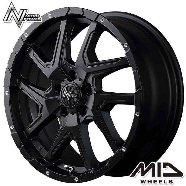 サマータイヤ ホイール4本セット 215/45R18インチ 5H114 MID ナイトロパワー デリンジャー SGB/FP ニットー NITTO NT555G2 :MNPDER GB 1870 1145 21545 NG2:クロスポイント