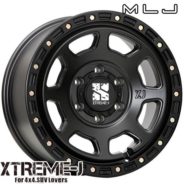 サマータイヤ ホイールセット 265/65R17インチ 6H139.7 MLJ エクストリームJ XJ07 サテンブラック BF グッドリッチ マッドテレーン T/A KM3