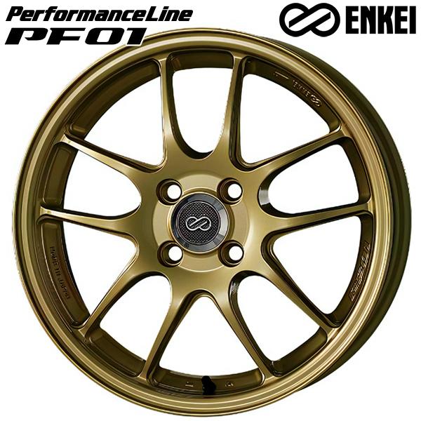 ウィンラン - 炎節タイア 銀輪4本仕かける 215/40R18in 5H100 ENKEI エンケイ 演戯生産ライン PF01 GO R330