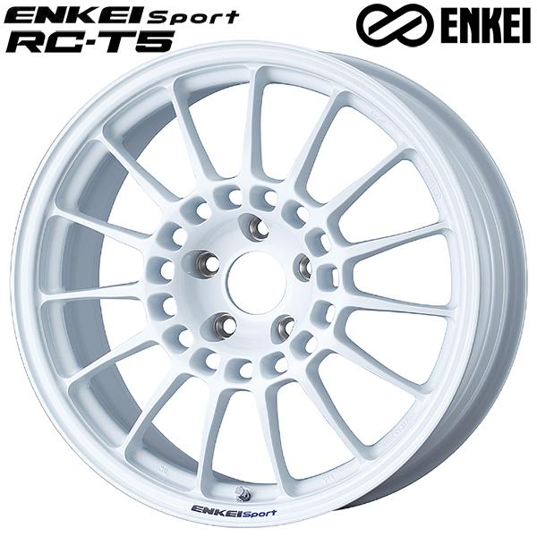 ENKEI ホワイト 17インチホイール 3本　送料込 ENKEI（エンケイ） スポーツ RC-T5 17インチ 7.5J 5H114.3 +48