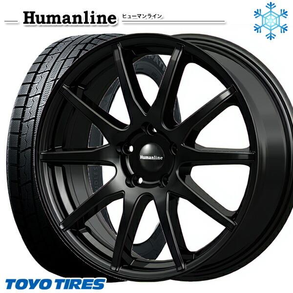 ウィンタートランパス - 215/65R16in TOYO トゥーヨー 冬季 トランパス TX 5H100 スタッドレスタイヤホイールセット ヒューマン生産ライン S15 BK 車、バイク、自転車-自動車