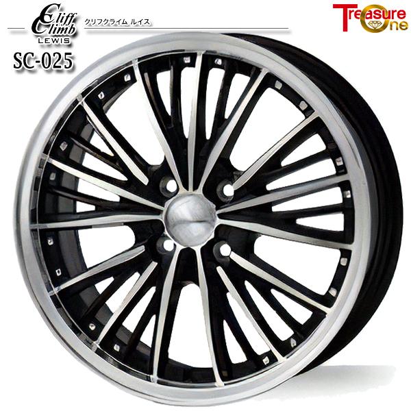 サマータイヤ ホイール4本セット 205/40R17インチ 4H100 トレジャーワン クリフクライム ルイス SC025 ウィンラン R330