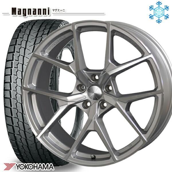 235/55R18インチ ヨコハマ アイスガード G075 5H114.3 スタッドレスタイヤホイールセット マグナーニ STW SP