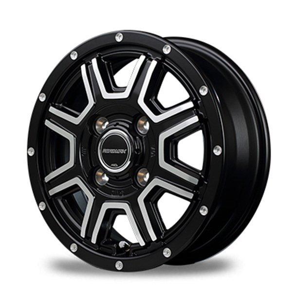 サマータイヤ ホイールセット 145/80R12インチ 80/78N 4H100 MID WF-8 SBM バン用 ヨコハマ ジオランダー M/T G003