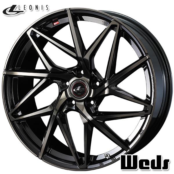 Weds LEONIS ウェッズ レオニス IT 17インチ 6.5J 5H114.3 +52 PBMC/TI アルミホイール単品 1本 4本以上送料無料